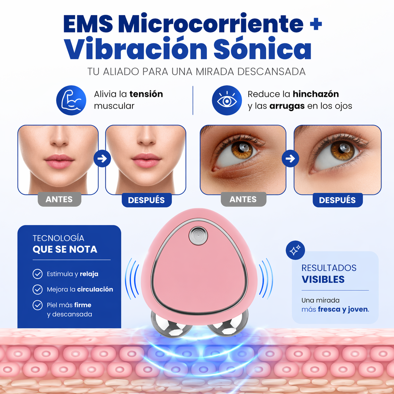 MicroSkin™: Piel firme y tonificada desde casa